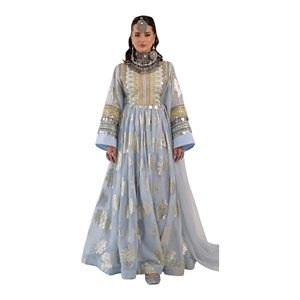 Wholesale Prices Latest Designs Afghani <b>Dress</b> Women Low MOQ Afghan Kuchi Party <b>Dress</b> High Neck Long Sleeve Casual <b>Dresses</b> A-Line - Product Image 1