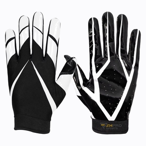Gants de football américain super adhérents pour receveurs, design d'équipe personnalisé, pour adultes et jeunes, tailles personnalisables - Product Image 4