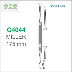 Lima para Hueso Tipo Miller de 175 mm, Instrumento Quirúrgico para Osteotomía, Certificado CE ISO, Herramienta para Cirugía Ósea - Product Image 4