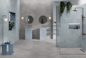 Azulejos de porcelana mate de lujo, tamaño 600x1200, formato para pisos y paredes, para sala de estar, cocina, baño y uso interior comercial. - Product Image 2