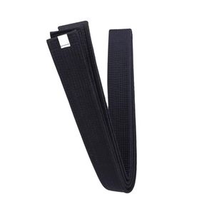 Ceinture de karaté noire de luxe en coton, pour maître, usage intensif, entraînement, extra épaisse, multi-coutures, ceintures d'arts martiaux - Product Image 2