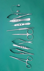 Juego de 10 Piezas de Microcirugía Oftálmica Básica de Azicon, Pinzas, Tijeras, Portaagujas, Herramientas Quirúrgicas para Cataratas y Córnea - Product Image 3
