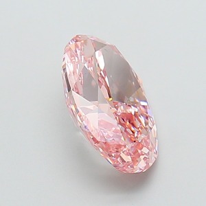 Diamant CVD de laboratoire rose vif fantaisie de forme ovale modifiée, 3,56 carats, clarté VS2, polissage excellent, diamant non monté de luxe - Product Image 4