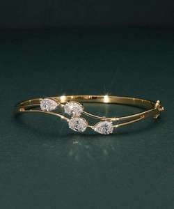 Bracelet en diamant de laboratoire pour femme, plaqué or, taille brillant ronde, certifié IGI, bijou de luxe, cadeau haut de gamme, diamant de qualité supérieure - Product Image 5