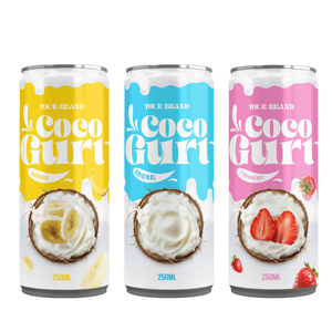 Bebida de Yogur de Coco Enlatado de 250ml de Marca Privada, Bebida Saludable, Fabricante Vietnamita, Certificación HACCP/ISO/HALAL, Sin Sabor - Product Image 1