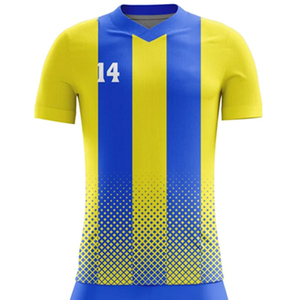 Derniers modèles de maillots de foot pour adultes, prix de gros, meilleure qualité, 100% polyester, vêtements de sport, uniforme de foot - Product Image 6