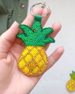 Cute Multicolor Beaded Keychain Handmade Fashion <b>Key</b> <b>Holder</b> Charm At Best Price - Product Image 3