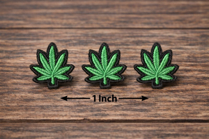 Patch brodé feuille verte thermocollant ou à coudre, lot de 100 pièces (10 pièces par couleur), applique végétale tendance pour vêtements, vestes, sacs - Product Image 2