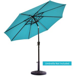 Base per Ombrellone da Giardino/Patio in Bronzo Rinforzato da 18 Pollici, 30 libbre, con Perno Verticale in Resina+Acciaio e Manopola Girevole per Stabilità Massima - Product Image 3