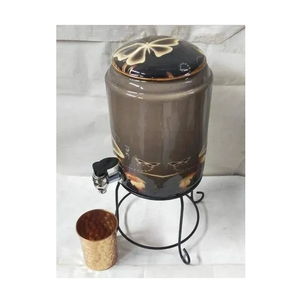 Copper <b>Water</b> <b>Tank</b> Pot Shiny Polished Modern Design Copper <b>Tank</b> Excellent Drink Dispenser Lowest Price - Product Image 3