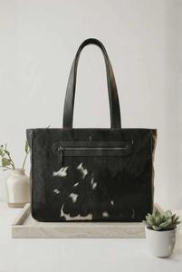Sac fourre-tout en cuir softshell à poils, design unique et tendance, pour femme, élégant, pour l'été, style décontracté et moderne - Product Image 4