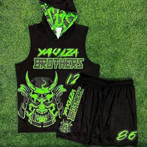 Maillots de football 7v7 respirants et doux, design personnalisé confortable avec tailles plus grandes, maillots de compression 7v7, maillot de foot 7v7 - Product Image 5