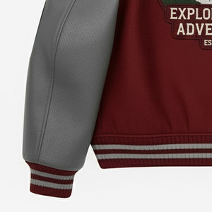New Design Streetwear Style Men Hooded Varsity Jacket <b>For</b> <b>Sale</b> Vintage Style Men Wool Letterman Varsity Jackets - Product Image 6
