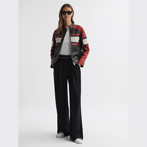 Veste bomber en cuir véritable pour femme Jimieson Apparel, nouvelle arrivée, écologique, hiver, haute qualité, coupe-vent, épaisse - Product Image 1
