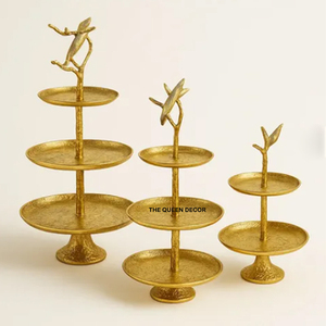 Soporte de Postres de 2 Niveles para Decoración de Fiestas de Cumpleaños, Molde de Resina Epoxi de Primera Calidad, Herramientas para Pasteles Antideslizantes, Perfecto para Bodas - Product Image 4