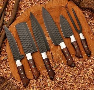 Coffret de Couteaux de Chef en Acier Carbone de Qualité Professionnelle LEGACY BLADES avec Manche en Bois de Rose – Fournisseur en Gros d'Ustensiles de Cuisine - Product Image 6