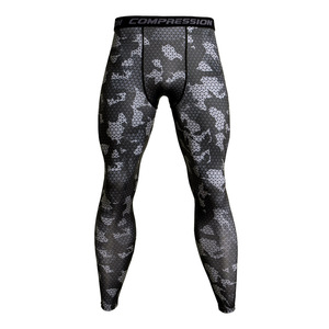 Custom High Quality <b>Men</b> Elastic Waist Running <b>Compression</b> Gym Jogging Leggings Basketball Football Fitness <b>Tight</b> Quick Dry Full - Product Image 1