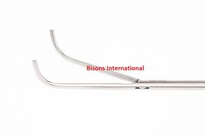 Pinzas Curvas Manuales de Grado Médico BISONS para Cirugía, Instrumento Quirúrgico de Acero Inoxidable con Certificación CE - Product Image 2