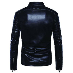 Chaqueta de Invierno de Cuero Genuino para Hombre, Doble Cara, Impermeable, Transpirable, Casual, OEM - Product Image 3