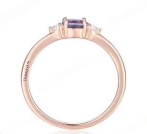 <b>Alexandrite</b> <b>Ring</b>, Oval Cut, Color Changing Gemstone, Sterling Silver, Anniversary <b>Ring</b>, June Birthstone, Anniversary Gift - Product Image 3