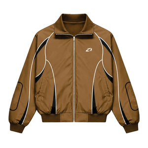 Chaqueta Deportiva Ligera con Cierre y Paneles Personalizados Estilo Vintage, Cortavientos Reflectante para Hombre, Venta al Por Mayor OEM - Product Image 5