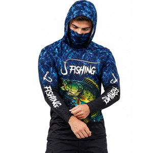 เสื้อยืดแขนยาวสำหรับผู้ชาย ลายพิมพ์ซับลิเมชั่น สำหรับล่าสัตว์ ตกปลา ผลิตในปากีสถาน - Product Image 4