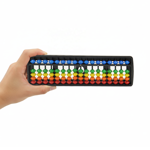 Ábaco Soroban de Plástico de 17 Varillas Multicolor para Niños - Juguete Educativo de Matemáticas para el Aula y Entretenimiento - Product Image 3