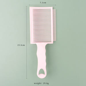 Peine de corte de pelo para barbería al por mayor, peine guía profesional para cortapelos de peluquería con punta plana - Product Image 1