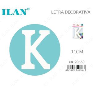 Lettera Decorativa Ilan K 11Cm Per Decorazione Murale - Product Image 1