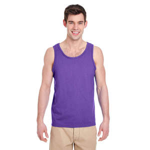 Latest Design Best Quality Mens 100% Cotton Plain Tank Top Wholesale Breathable Fabric Tank Top Perfect For Workout and Gym Wear - Product Image 1
