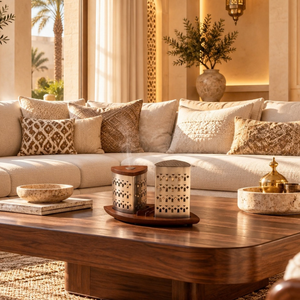Juego de quemadores de incienso Heritage Bakhoor de acero inoxidable y madera |   Mabkhara de Oud Árabe, Decoración de Mesa con Fragancia Islámica de Lujo para el Hogar - Product Image 4