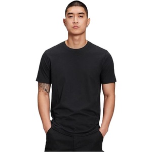 Camiseta personalizada 100% algodón con cuello redondo, camiseta de color sólido con cuello redondo, camiseta para hombre, camiseta de cuello redondo para hombre - Product Image 2