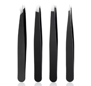 Pinzas de Cejas Ligeras con Punta Inclinada de Precisión, Acero Inoxidable, Duraderas, Estilo Moderno y Lujoso para Microdepilación, Alta Calidad - Product Image 4