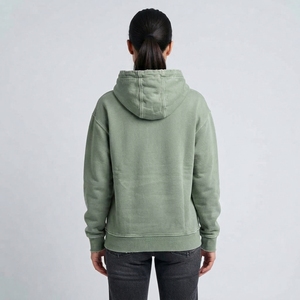 Women's <b>Sage</b> Green Vintage Wash Pullover Hoodie Oversized Fleece Sweatshirt Casual Streetwear - Product Image 2