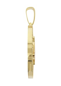 Colgante Personalizado de Plata 925 con Letra M, Diseño Elegante, Chapado en Plata, Moissanita, Estilo Hip Hop, Joyería Unisex LUXESHINE - Product Image 3