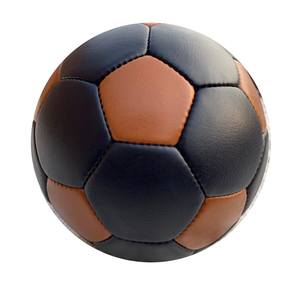 Balón de Fútbol Clásico de Cuero Blanco y Negro, Balón de Fútbol Tradicional Histórico - Product Image 3