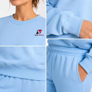 stylish <b>woman</b> <b>sweatshirt</b> <b>lightweight</b> breathable fabric warm cozy interior modern casual outfit comfortable fit daily fashion - Product Image 6
