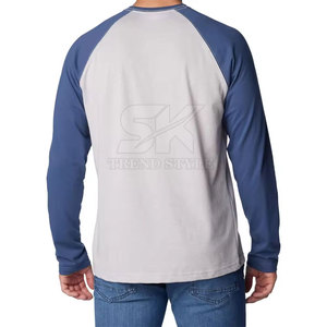 T-shirts élégants à coupe ajustée et manches raglan, unis, pour usage extérieur, fabriqués au Pakistan. - Product Image 2