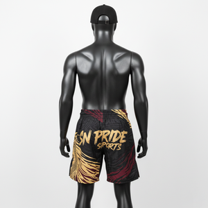 Shorts de MMA et de karaté unisexes, couleur personnalisée, légers, durables, respirants, séchage rapide, polyester/spandex, vente en gros - Product Image 4