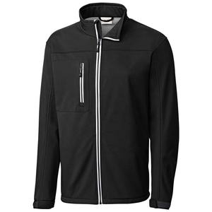 Blouson aviateur d'hiver léger et décontracté pour homme 100% polyester doublé polaire Softshell avec poche zippée manteau Style de travail taille XL - Product Image 3