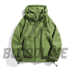 Veste softshell coupe-vent pour homme, noire, manches longues, veste d'hiver, veste softshell coupe-vent pour extérieur - Product Image 4