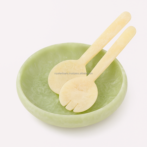 Cuenco personalizado de resina de estilo americano y epoxi para servir y mezclar, respetuoso con el medio ambiente y pulido para fiestas de hoteles y restaurantes - Product Image 3