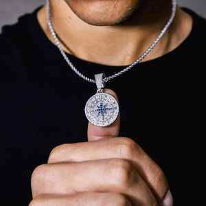 Iced Out Customizable Moissanite <b>Charm</b> Pendant Hip Hop Jewelry Solid 925 <b>Silver</b> Plated Unisex GRA Certified - Product Image 4