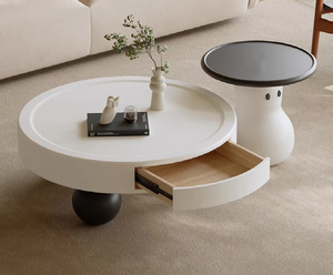 Table basse de salon de luxe minimaliste, design haut de gamme style villa - Product Image 2
