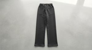 Men Casual Solid Jogger Sweatpants Drawstring <b>Elastic</b> Waist Custom Logo Fleece Knitted <b>Trousers</b> Left Leg for Autumn Winter - Product Image 2