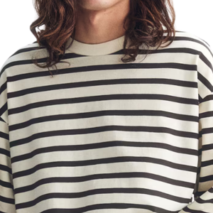 Haut en jersey à manches longues coupe oversize, respirant, style streetwear décontracté, chemise athlétique, fabricant OEM ODM sur mesure, marque privée - Product Image 3