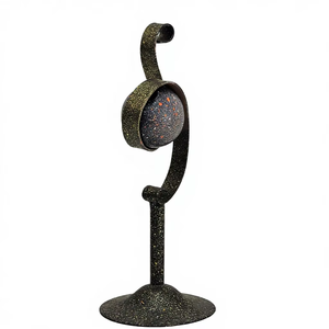 ประติมากรรมอะลูมิเนียมนามธรรมสมัยใหม่ |   ของตกแต่งโต๊ะทรงกลมโลหะทำมือ |   เครื่องประดับรูปปั้นลายวนแบบร่วมสมัย - Product Image 1