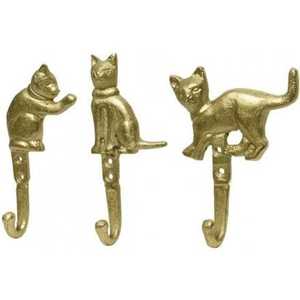 Lion Head <b>Wall</b> Hooks Metal Animal Design Decorative <b>Coat</b> <b>Rack</b> Set of 4 Anti Rust Hook for Clothing - Product Image 2