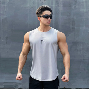 Professional New Quality <b>Running</b> Tank Top Men Summer Sport Gym Vest Quick Dry Training Tanktop Workout <b>Singlets</b> Man Fitness - Product Image 1