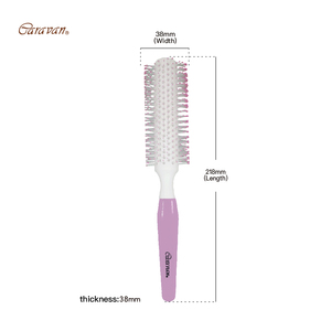 Cepillo redondo para el cabello con agujas de nailon y plástico ABS estilo aire - Product Image 4